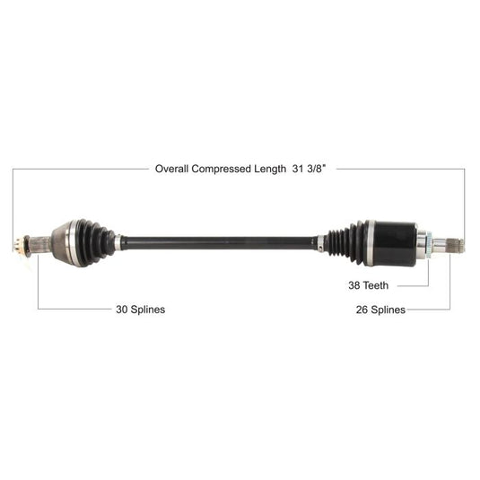 TYTANEUM HEAVY DUTY CV AXLE HONDA FRONT LEFT/RIGHT