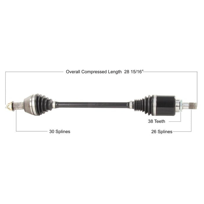 TYTANEUM HEAVY DUTY CV AXLE HONDA FRONT LEFT/RIGHT