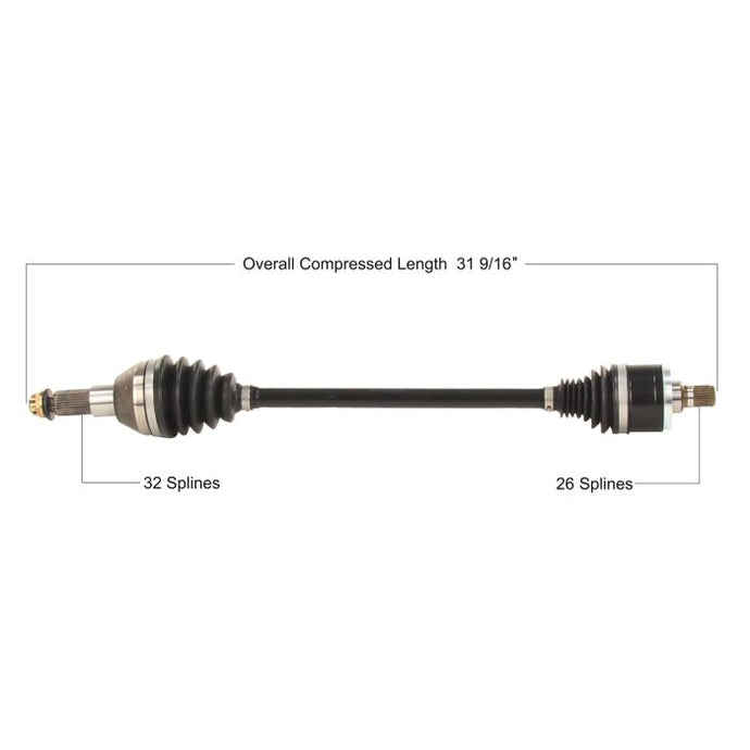 TYTANEUM HEAVY DUTY CV AXLE KAWASAKI FRONT LEFT