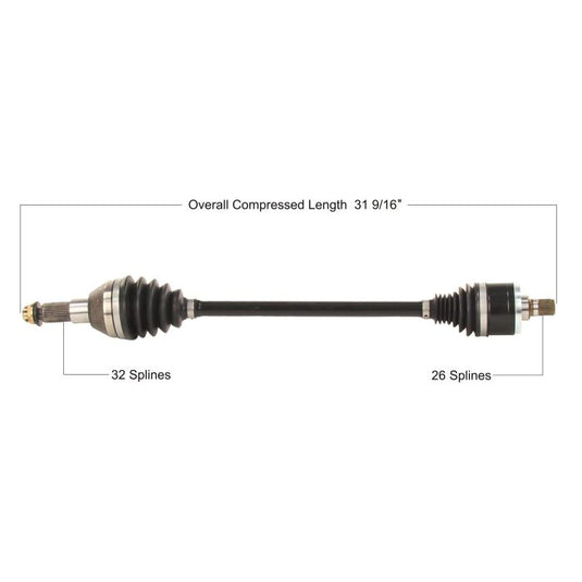 TYTANEUM HEAVY DUTY CV AXLE KAWASAKI FRONT LEFT