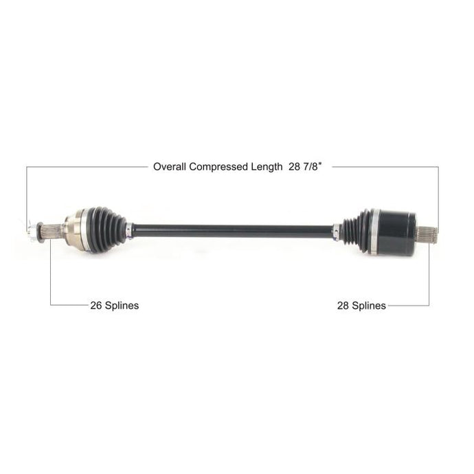 TYTANEUM HEAVY DUTY CV AXLE POLARIS REAR LEFT/RIGHT