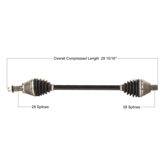 TYTANEUM HEAVY DUTY CV AXLE POLARIS REAR LEFT/RIGHT