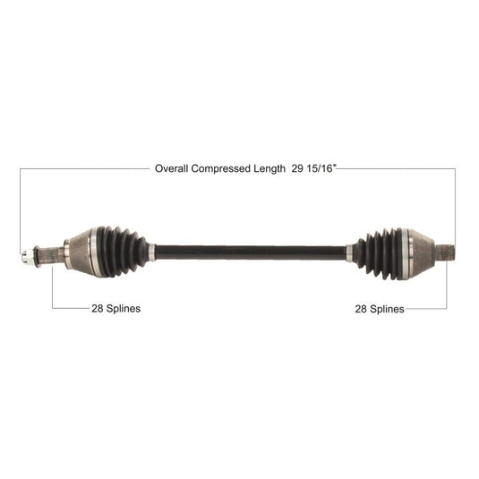 TYTANEUM HEAVY DUTY CV AXLE POLARIS REAR LEFT/RIGHT