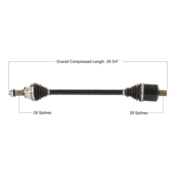 TYTANEUM HEAVY DUTY CV AXLE POLARIS FRONT LEFT/RIGHT