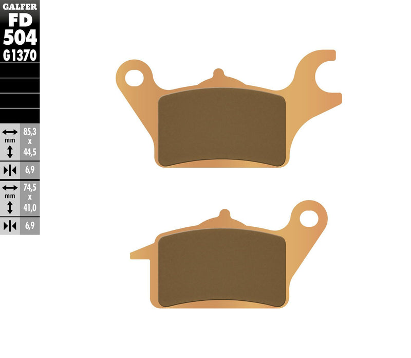 Load image into Gallery viewer, BRAKE PADS SINTERED FD504G1370 FD504G1370 image 2
