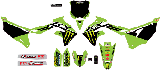COMPLETE GRAPHIC KIT KAWASAKI 20-20-664 image 1