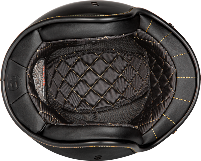Load image into Gallery viewer, .38 RETRO HELMET GLOSS BLACK XS F77-1200XS image 3
