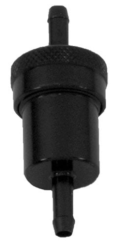 FUEL FILTER 1/4 CNC BLK