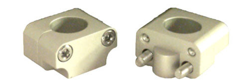 TAPERED BAR CLAMP SET BLK
