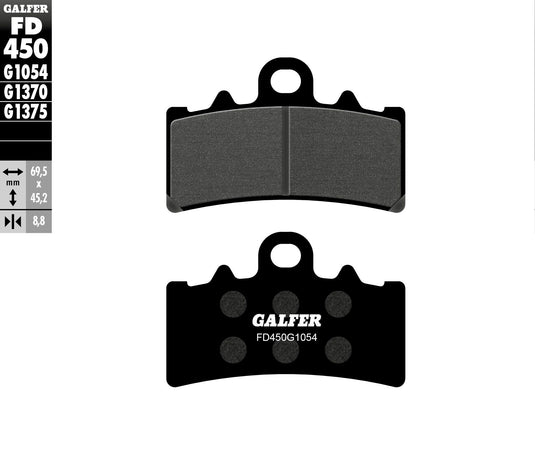 BRAKE PADS SEMI METALLIC FD450G1054 FD450G1054 image 1