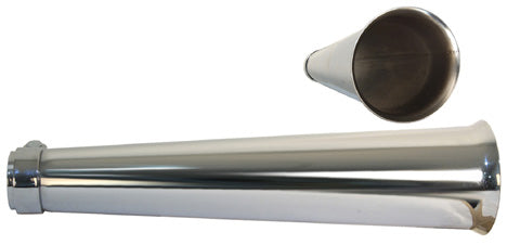 EMGO EXHAUST MEGAPHONE CHROME