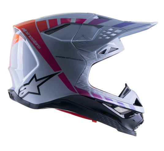 S-M10 LE DAYTONA 23 HELMET GREY/ORANGE FLUO/RHODAMINE XL 8302423-9243-XL image 5