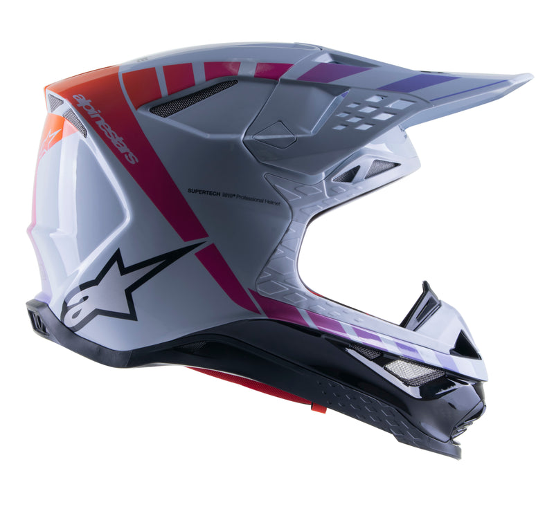 Load image into Gallery viewer, S-M10 LE DAYTONA 23 HELMET GREY/ORANGE FLUO/RHODAMINE LG 8302423-9243-L image 5
