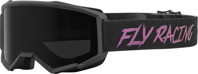 ZONE W/C GOGGLE BLACK/FUSION W/DARK SMOKE HYDROPHOC LENS 37-51671 image 1