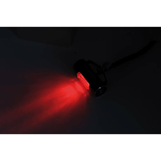 CONERO T1 LED TAILLIGHT EACH RED LENS BLACK 255-164 image 2