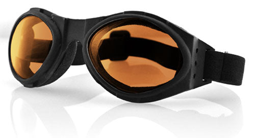 BUGEYE GOGGLE, BLACK FRAME, AMBER LENS