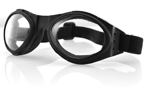 BUGEYE GOGGLE, BLACK FRAME, CLEAR LENS