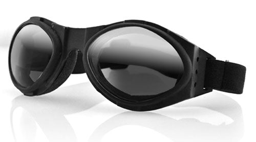 BUGEYE GOGGLE, BLACK FRAME, SMOKED REFLECTIVE LENS