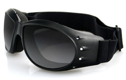 CRUISER GOGGLE, BLACK FRAME, ANTI-FOG SMOKED LENS