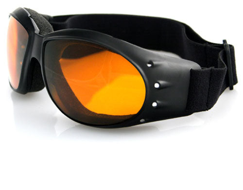 CRUISER GOGGLE, BLACK FRAME, ANTI-FOG AMBER LENS