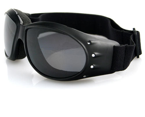 CRUISER GOGGLE, BLACK FRAME, ANTI-FOG SMOKED REFLECTIVE LENS