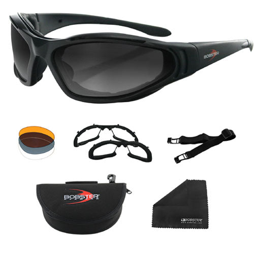 RAPTOR II INTERCHANGEABLE, BLACK FRAME, 3 LENSES