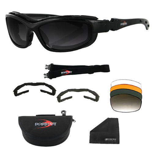 ROAD HOG II CONVERTIBLE, BLACKFRAME, 4 LENSES