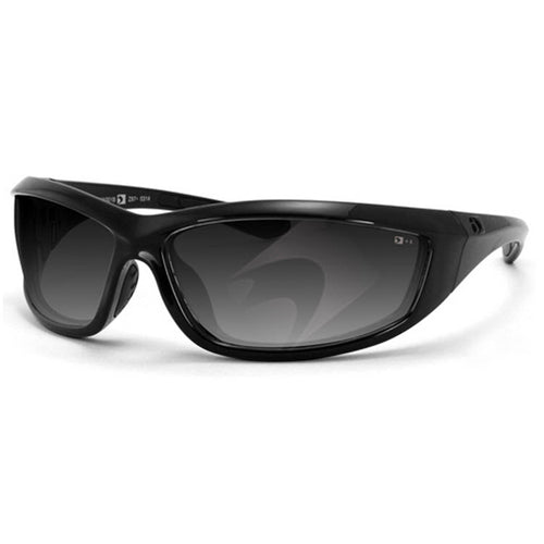 CHARGER SUNGLASS, BLK FRAME, ANTI-FOG SMOKED LENS, ANSI Z87