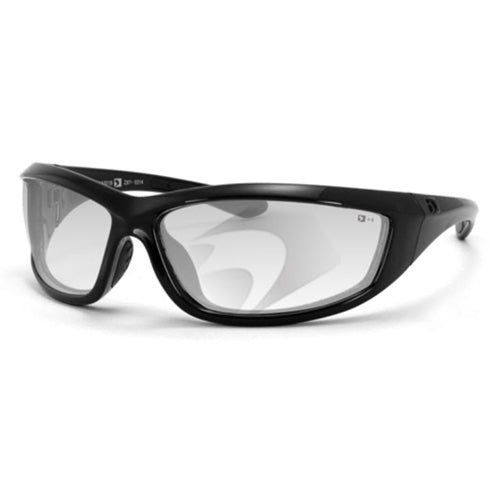 CHARGER SUNGLASS, BLK FRAME, ANTI-FOG CLEAR LENS, ANSI Z87