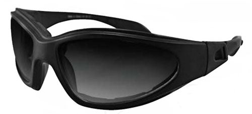 GXR SUNGLASS, BLACK FRAME, ANTI-FOG SMOKED LENSES