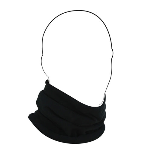 NECK WARMER, MICROFLEECE, BLACK