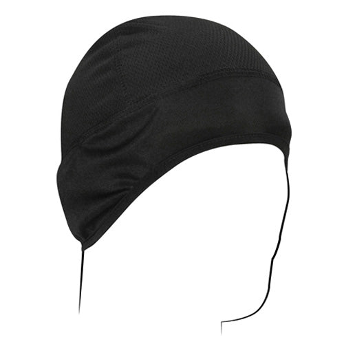 HELMET LINER, COOLMAX, BLACK