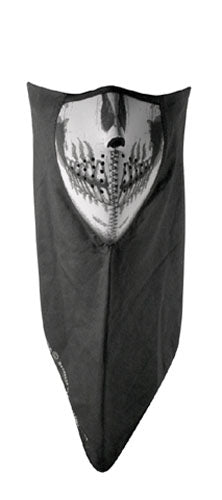 NEODANNA, 100% COTTON BANDANNAW/NEOPRENE, SKULL