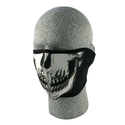 NEOPRENE 1/2 FACE MASK, SKULL FACE