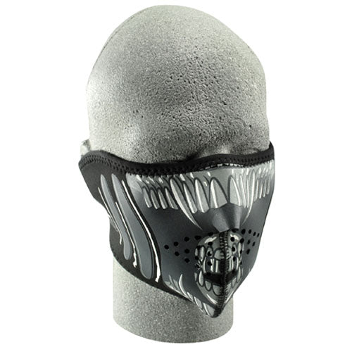 NEOPRENE 1/2 FACE MASK, ALIEN