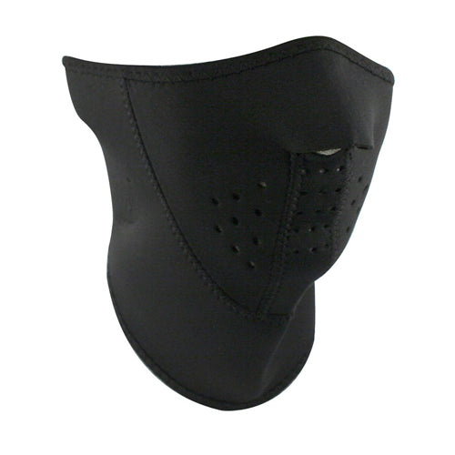 NEOPRENE BLACK 3-PANEL HALF MASK