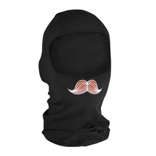 BALACLAVA, BAMBOO/COTTON, MUSTACHIO, EMBROIDERED