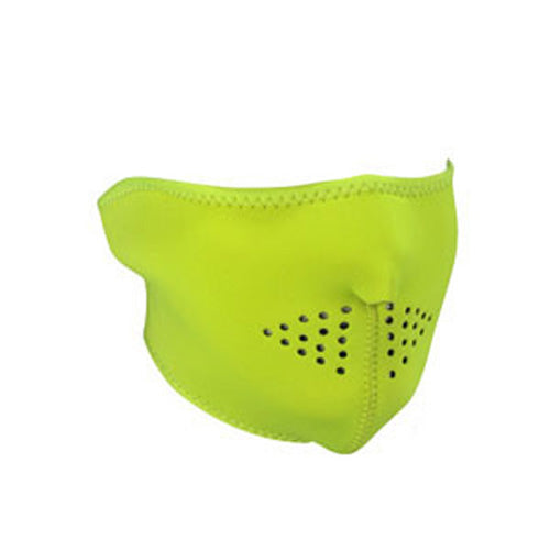 HALF MASK, NEOPRENE, HIGH-VISIBILITY LIME