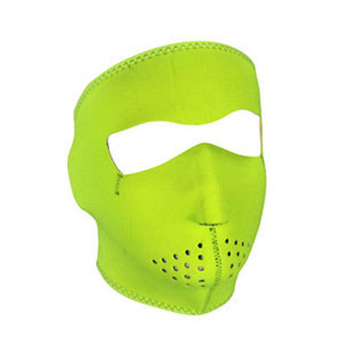 FULL MASK, NEOPRENE, HIGH-VISIBILITY LIME