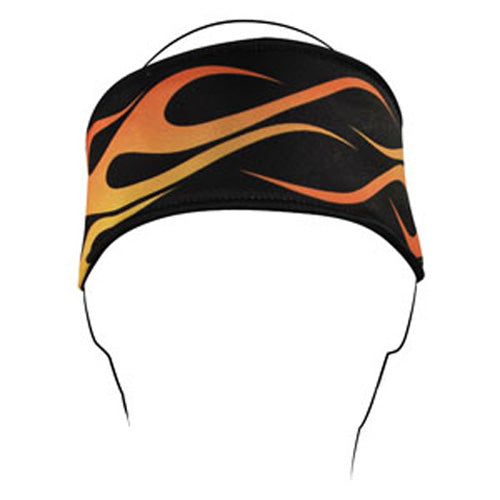 HEADBAND, POLYESTER, FLAMES