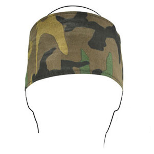 HEADBAND, COTTON, WOODLAND CAMO