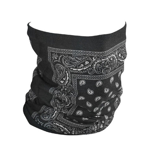 MOTLEY TUBE™, FLEECE LINED, BLACK PAISLEY