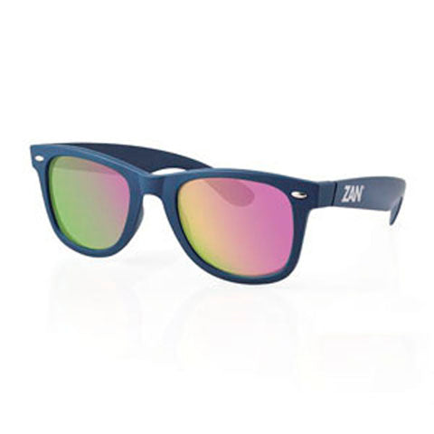 WINNA SUNGLASS, STEEL BLUE, SMOKED PURPLE MIRROR