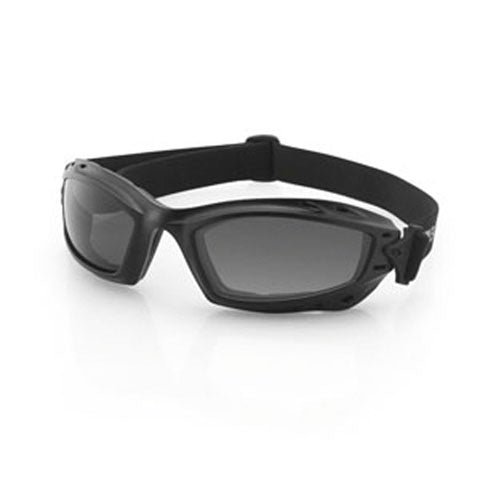 BALA GOGGLES, MATTE BLK, ANTI-FOG SMOKED, Z87