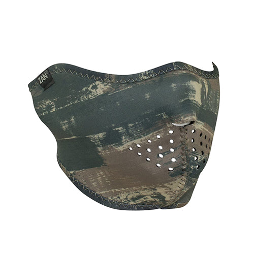 ZAN Half Mask, Neoprene,  DarkBrushed Camo