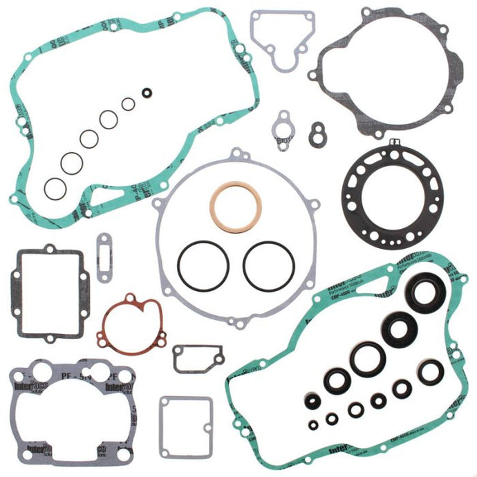 COMPLETE GASKET SET WITH OIL SEALS KAWASAKI KX250 97-03