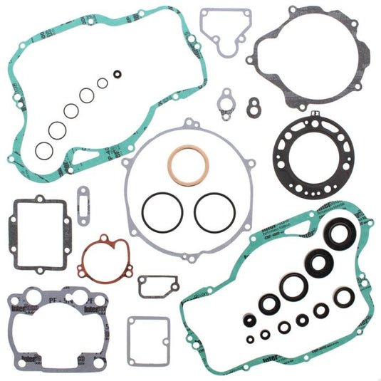 COMPLETE GASKET SET WITH OIL SEALS KAWASAKI KX250 97-03