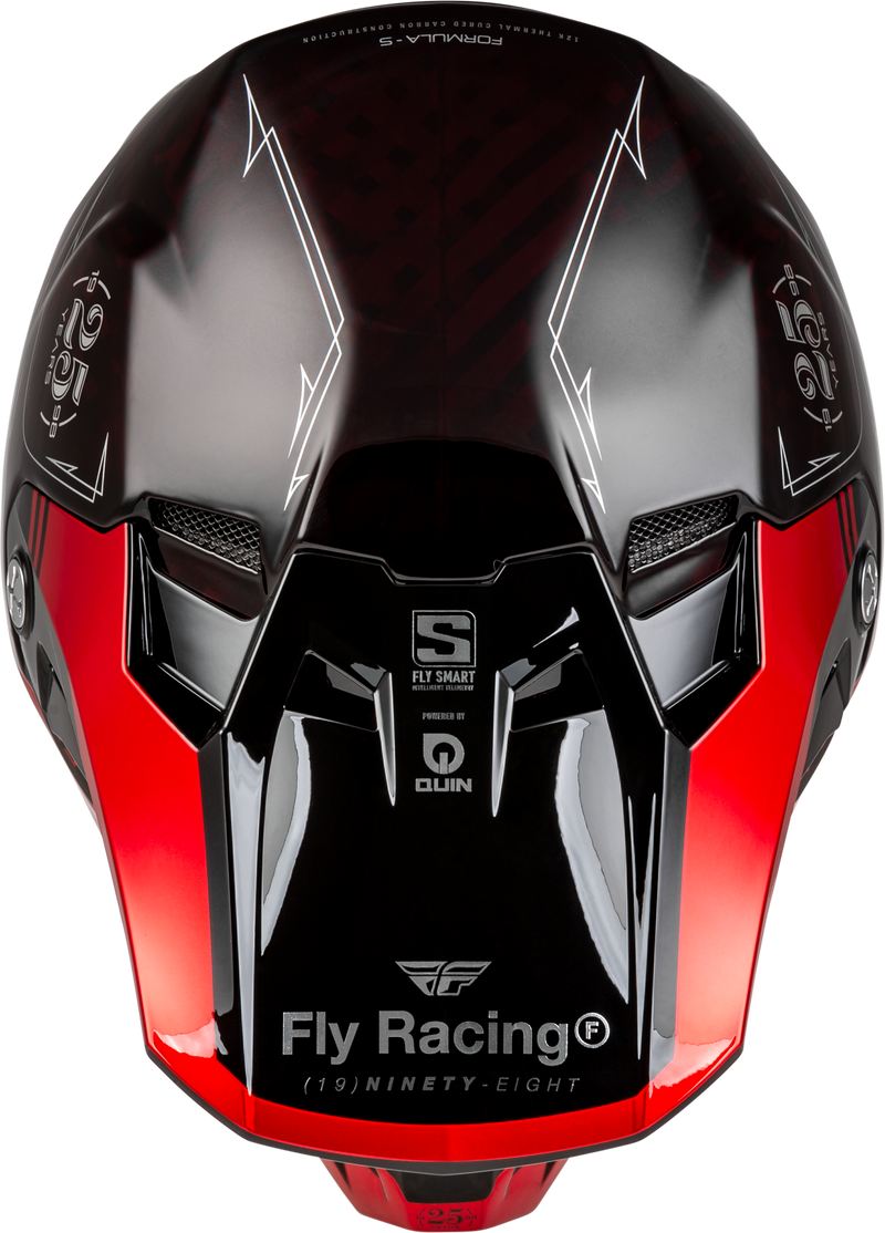 Load image into Gallery viewer, YOUTH FORMULA S CARBON LEGACY HELMET RED CARBON/BLACK YL 73-4447YL image 3
