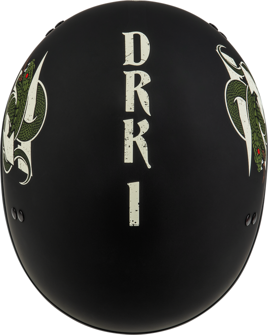 HH-65 DRK1 HELMET MATTE BLACK/BONE LG H165121046 image 3