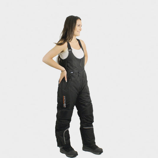 KG X-3 BIBS WOMEN'S BLACK 3-XL